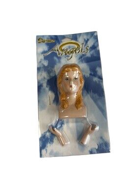 NEW Darice Angels Porcelain Doll Head & Hands 3 1/4 Inch Blonde 1224-22
